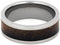 Whiskey Barrel Oak Wood Inlay 8mm Comfort-Fit Titanium Band