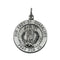 Sterling Silver Round Our Lady of Guadalupe Medal (15 MM)