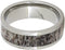 Deer Antler Inlay 8mm Comfort-Fit Titanium Band, Size 6.75