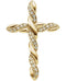 Diamond Cross 14k Yellow Gold Pendant