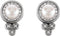 White Freshwater Cultured Pearl and Diamond Earrings, Rhodium-Plated 14k White Gold (5-5.5MM) (0.2 Ctw, G-H Color, I1 Clarity)