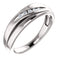 Men's Platinum 7-Stone Diamond Wedding Band (.10 Ctw, Color G-H, SI2-SI3 Clarity) Size 10