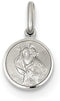 Sterling Silver St. Christopher Medal (17X10MM)