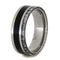 Ironwood, Naturally Shed Deer Antler 7mm Comfort-Fit Titanium Wedding Band