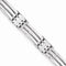 Men's Rhodium-Plated 14k White Gold 8.75mm Link Bracelet, 8.25"