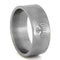 Engraved Octopus 9mm Comfort-Fit Matte Titanium Spectre Ring