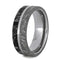 Black and White Mokume, Mystifying Meteorite 7mm Comfort-Fit Titanium Wedding Band