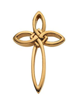 Everlasting Cross 14k Yellow Gold Pendant (36.75X23.75 MM)