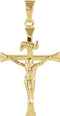 Pattee Crucifix 14k Yellow Gold Pendant (24.5X16MM)