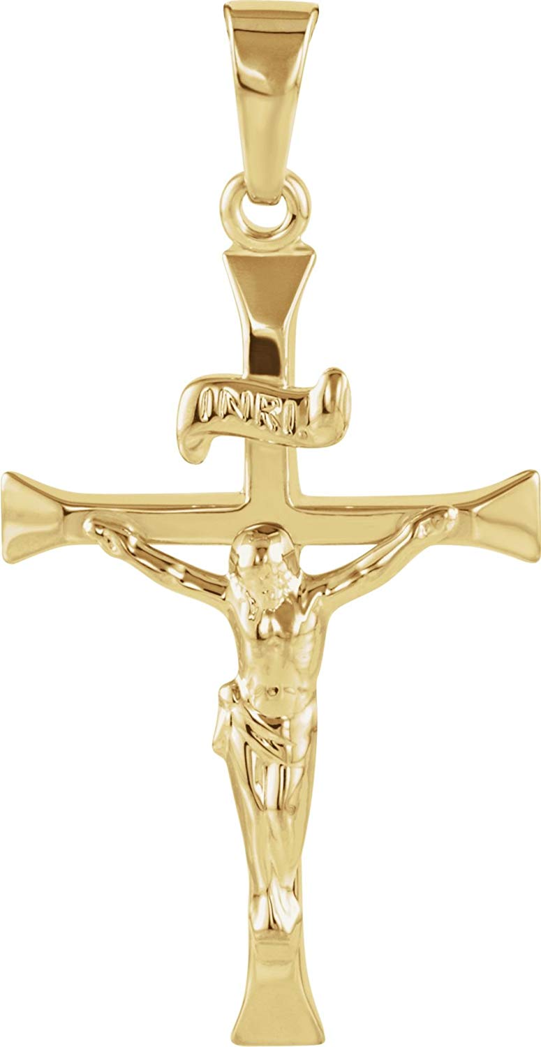 Pattee Crucifix 14k Yellow Gold Pendant (24.5X16MM)