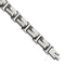 Men's Polished Stainless Steel 15mm Panther Link ID Bracelet, 8.5"