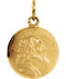 Rhodium Plated 14k Yellow Gold St. Jude Thaddeus Medal (15.25MM)