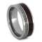 Ironwood, Deer Antler, Titanium 8mm Comfort-Fit Tungsten Band