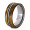 Bass Guitar String, Rowan Wood 8mm Comfort-Fit Titanium Wedding Band, Size 13.25