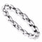 Men's Interlocked Rectangle Link Bracelet, Stainless Steel, 8.5"