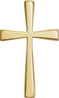 Roman Cross 14k Yellow Gold Pendant