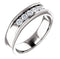 Platinum Men's Diamond Beaded Ring (.33 Ctw, Color G-H, SI2-SI3 Clarity) Size 10