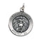 Sterling Silver Round St. Florian Medal (18 MM)