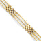 Men's Polished 14k Yellow Gold 8.75mm Link Bracelet, 8.25"