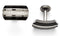 Black Titanium, Sterling Silver Two-Tone Cuff Links