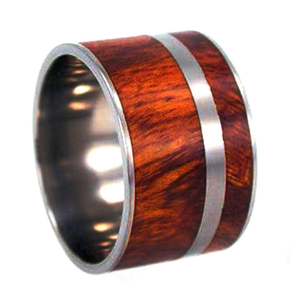 Ironwood with Ring Armor 9mm Comfort Fit Titanium Wedding Band, Size 13