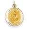 14k Yellow Gold St. Gerard Medal Charm (23X16MM)