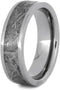 Gibeon Meteorite 6mm Titanium Comfort-Fit Wedding Band, Size 6