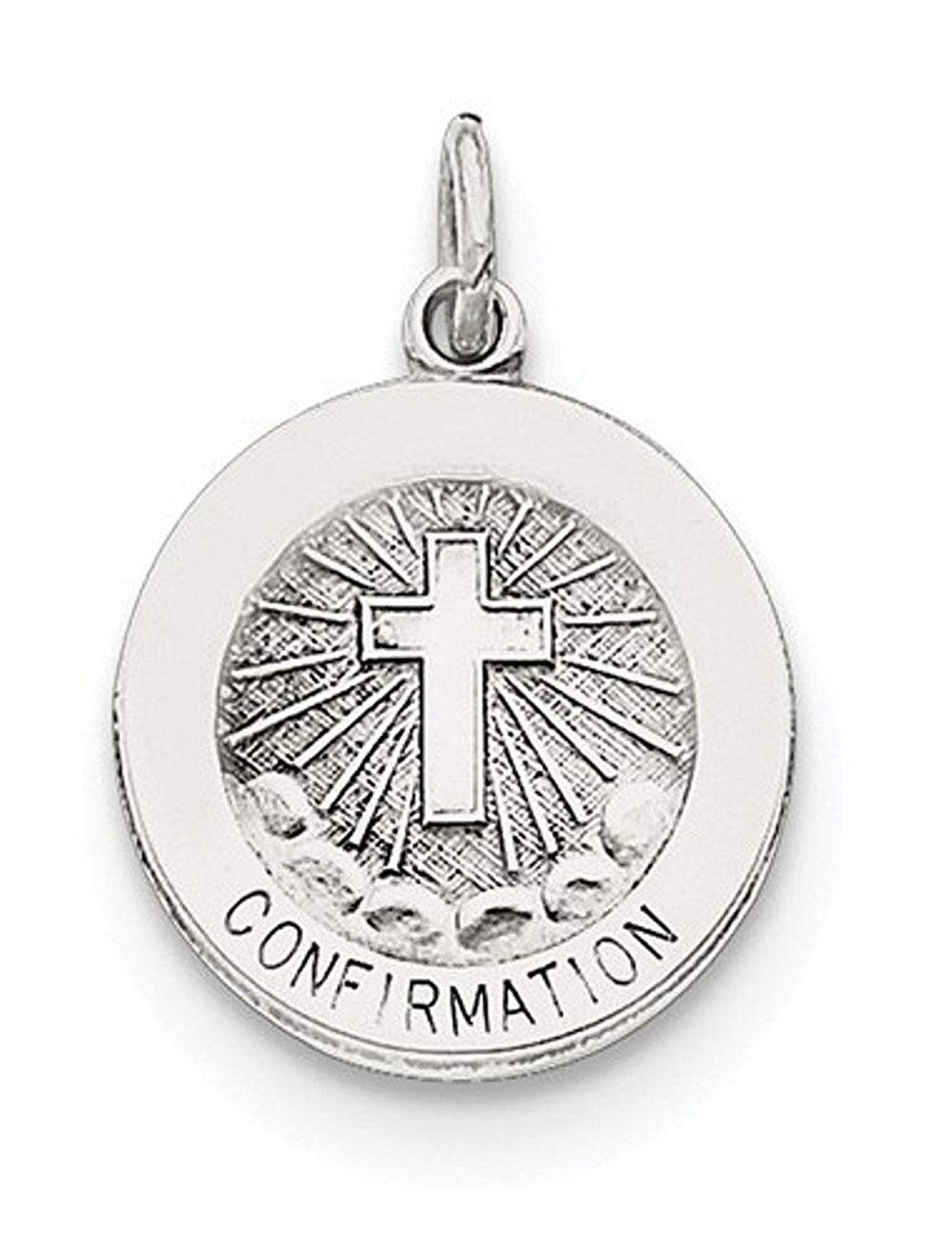 Sterling Silver Confirmation Medal (18X15MM)