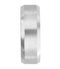 Men's White Cobalt 8mm Beveled Comfort-Fit Band