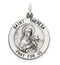 Sterling Silver St. Theresa Medal (30X22MM)