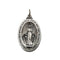 Sterling Silver Oval Miraculous Medal (30x20 MM)