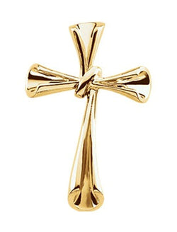 Knot Cross 14k Yellow Gold Pendant (34.75x22.75 MM)