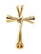 Knot Cross 14k Yellow Gold Pendant (34.75x22.75 MM)