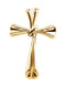 Knot Cross 18K Yellow Gold Pendant (34.75x22.75 MM)