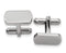 Stainless Steel Rectangle with Curve Edges Cuff Links, 8X18MM