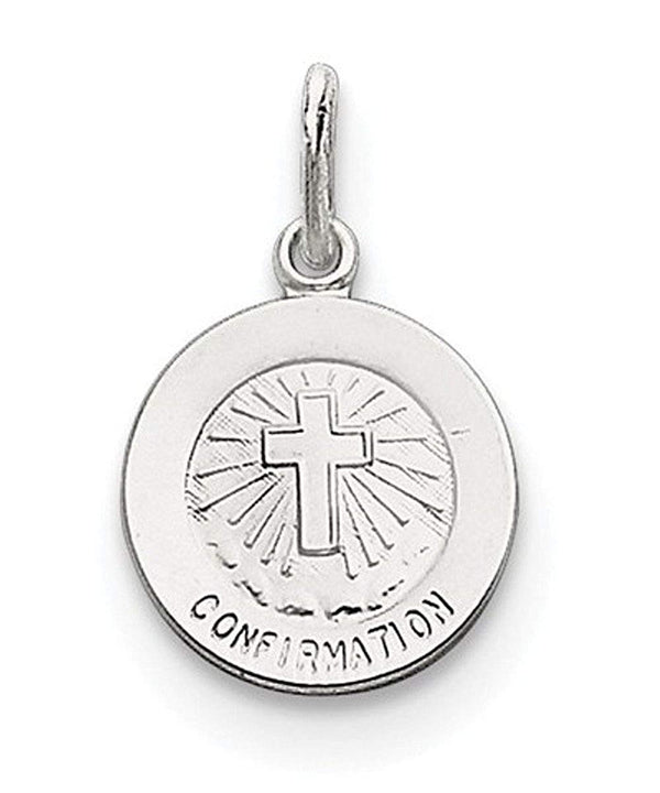 Sterling Silver Confirmation Medal (14X12MM)