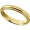 Gold IP Titanium 4mm Double Milgrain Comfort Fit Ring