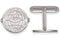 Rhodium-Plated Sterling Silver, The University of Hawai'i, Crest Cuff Links, 15MM