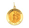 14k Yellow Gold St. Sebastian Medal (18.25MM)