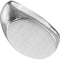 Men's Sterling Silver Brushed Finish Oval Signet Ring, 12x18mm