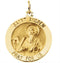 14k Yellow Gold Round St. Andrew Medal (22 MM)