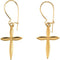 Girl's Nativity Star Earrings, 14k Yellow Gold (18x13MM)