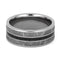 Onyx, Gibeon Meteorite 8mm Comfort-Fit Titanium Wedding Band