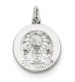 Sterling Silver Confirmation Medal (15X15MM)