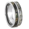 Deer Antler, Camo Print 8mm Comfort-Fit Titanium Ring