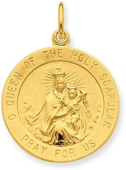 24k Gold-Plated Sterling Silver Our Lady of Guadalupe Medal