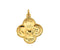 14k Yellow Gold First Holy Communion Medal (17.75 MM)