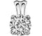 Charles & Colvard 1 Ct. Moissanite Solstice Solitaire 14k White Gold Pendant