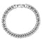 Men's Stainless Steel Curb Link Bracelet, 8.5"