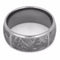 Sectioned Gibeon Meteorite 9mm Comfort-Fit Titanium Wedding Band, Size 6.5